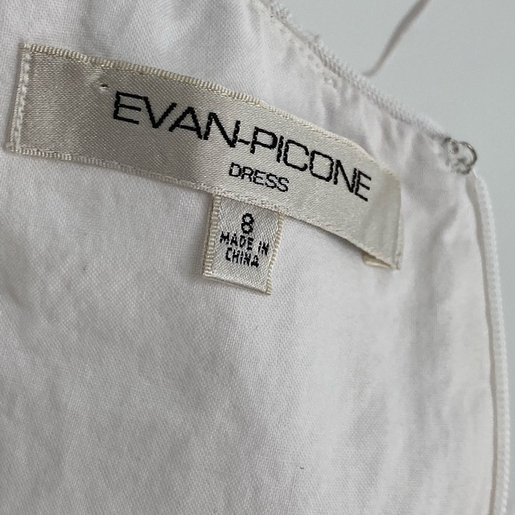 Evan Picone Off White Textured Dress - Picture 9 of 9